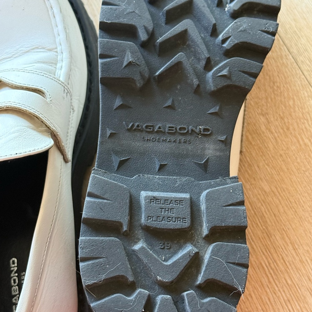 Vagabond white platform loafers - Picture 2 of 3